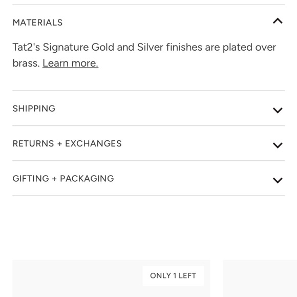 Tat2 Designs brushed silver Rondo link pendant necklace - Picture 5 of 10